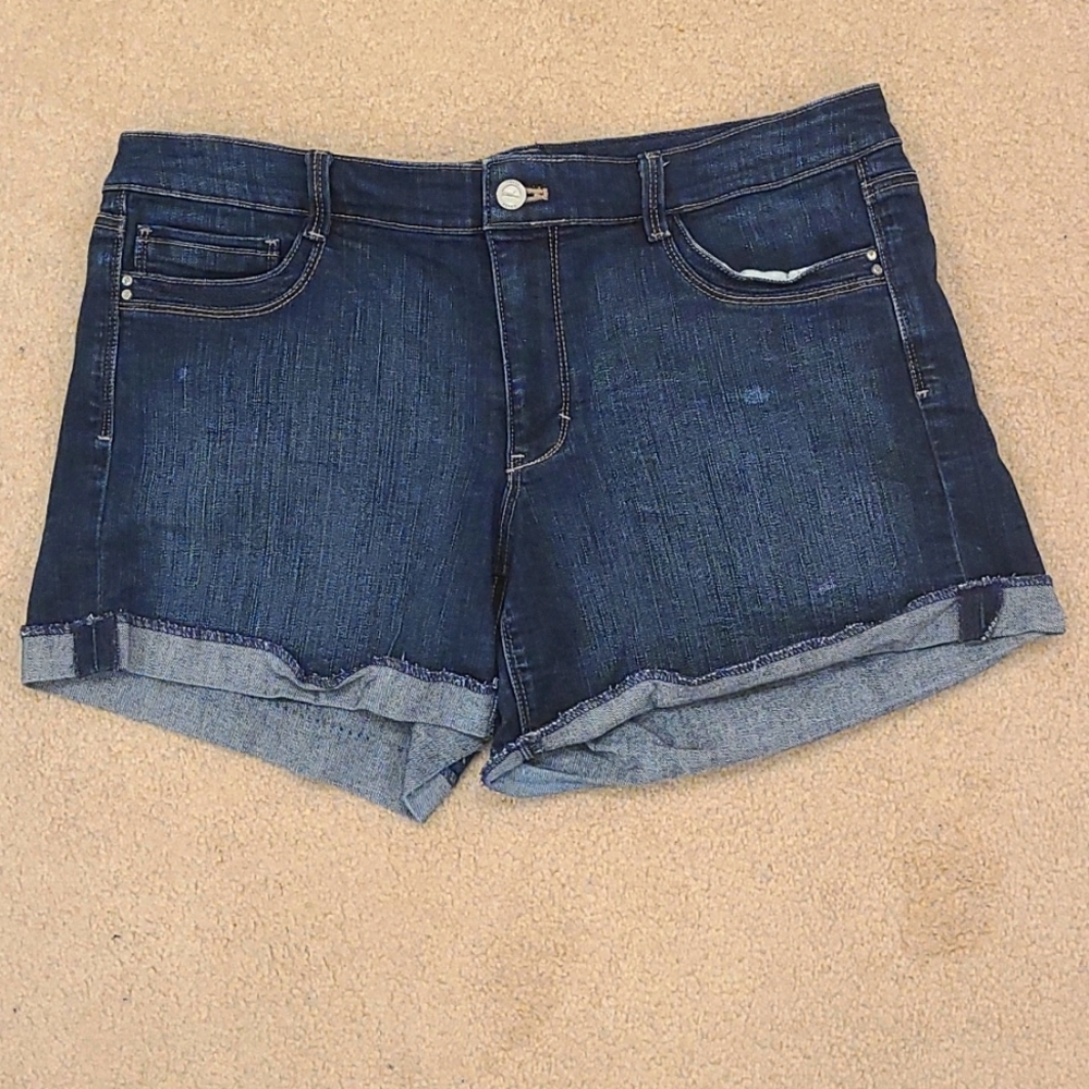 White House Black Market Denim Shorts Size 12